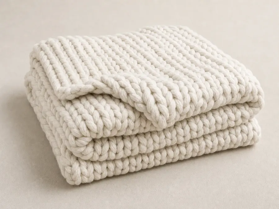 Chunky Knit Throw swatch