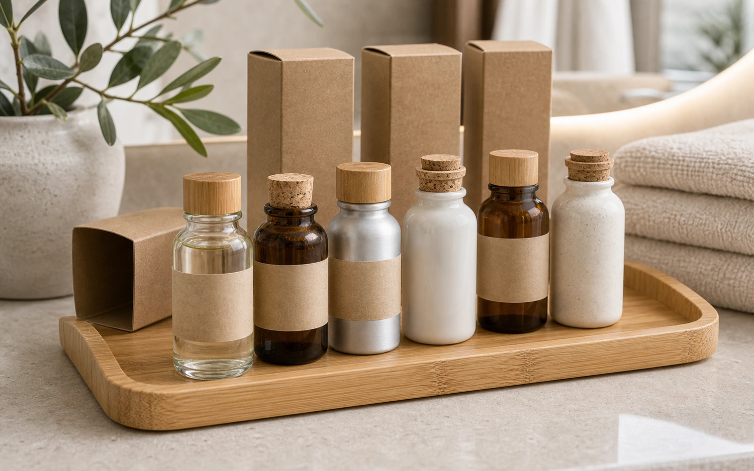 Eco Bath Liquids in Bottles