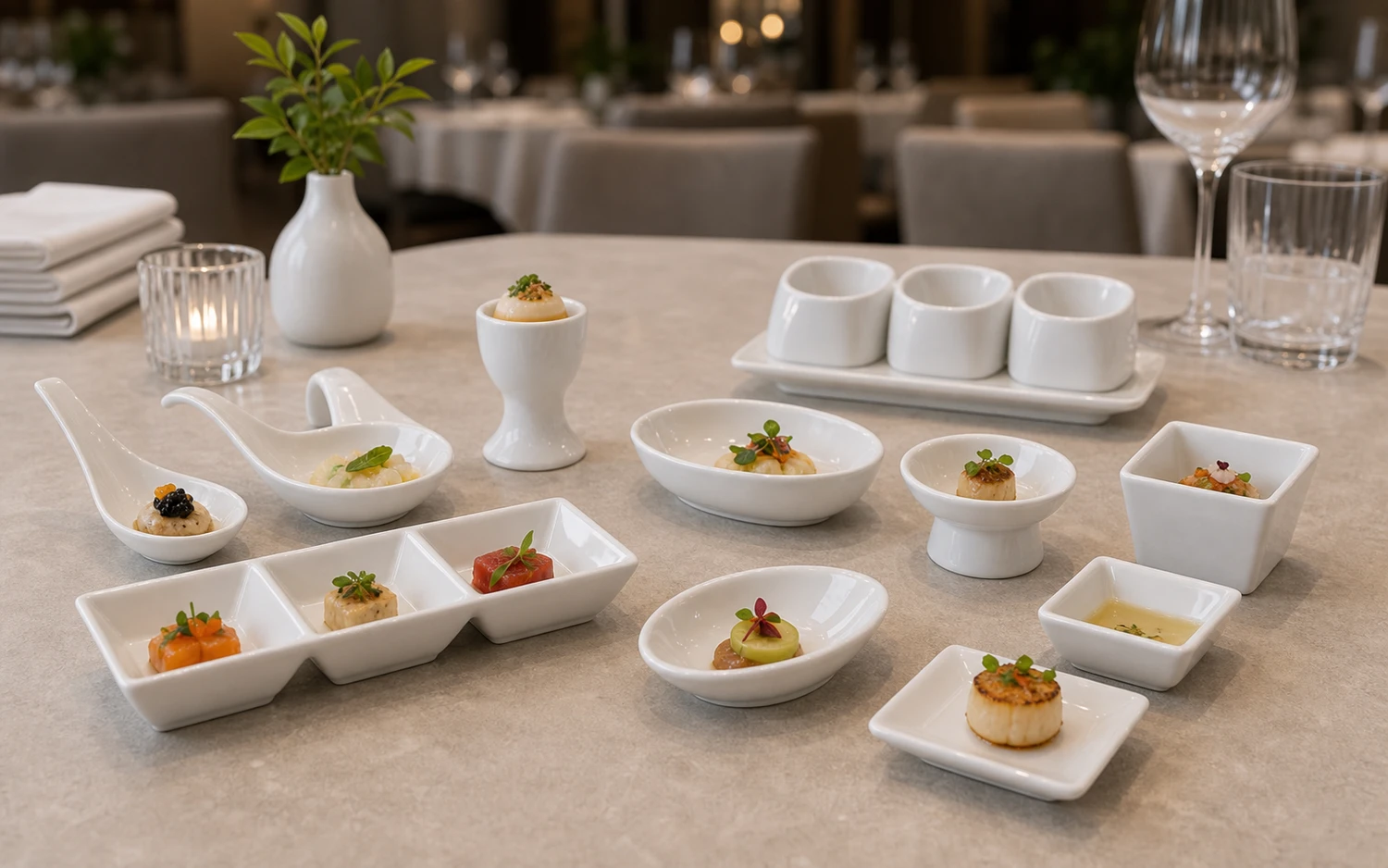 Specialty & Amuse-Bouche Porcelain