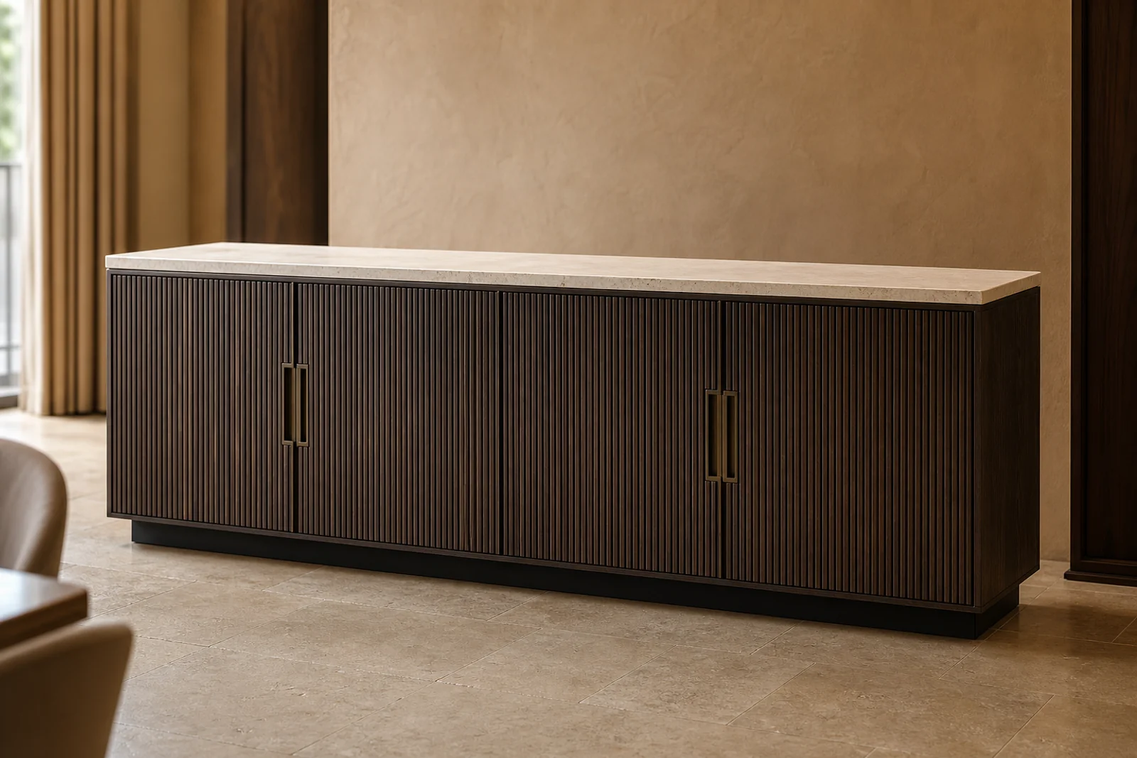 Fluted Sideboard