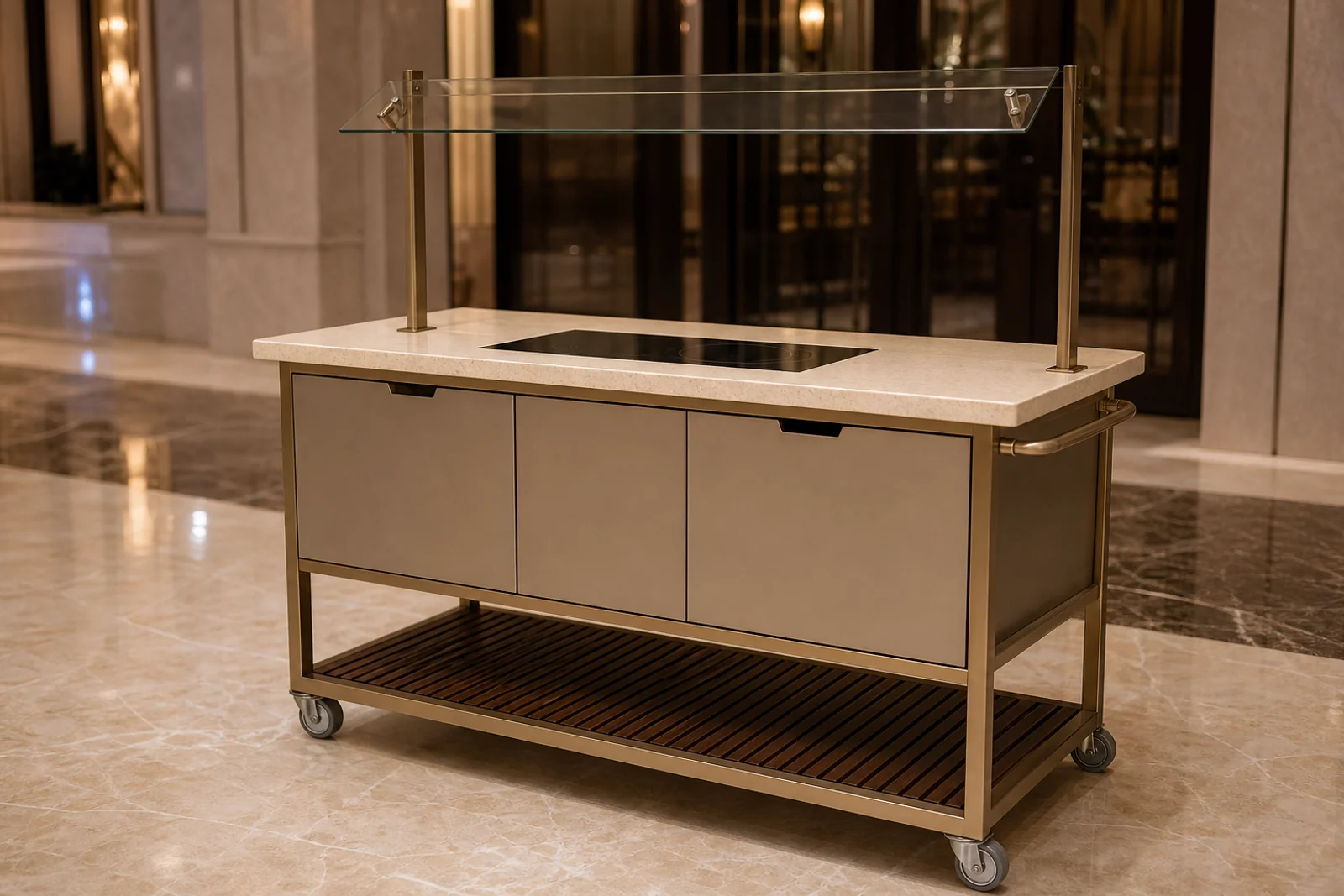 Mobile Buffet Station