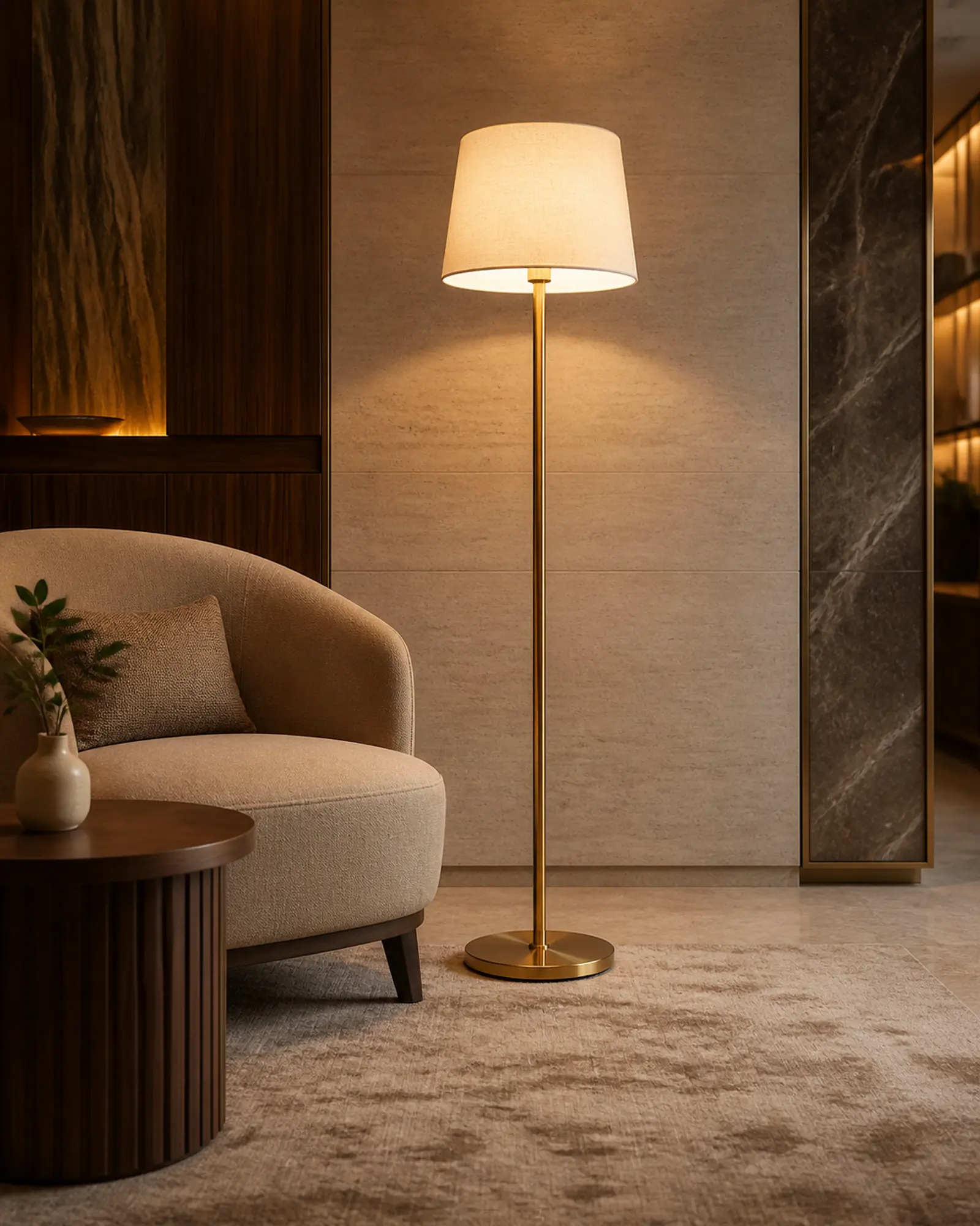Floor Lamp shown in a hospitality interior