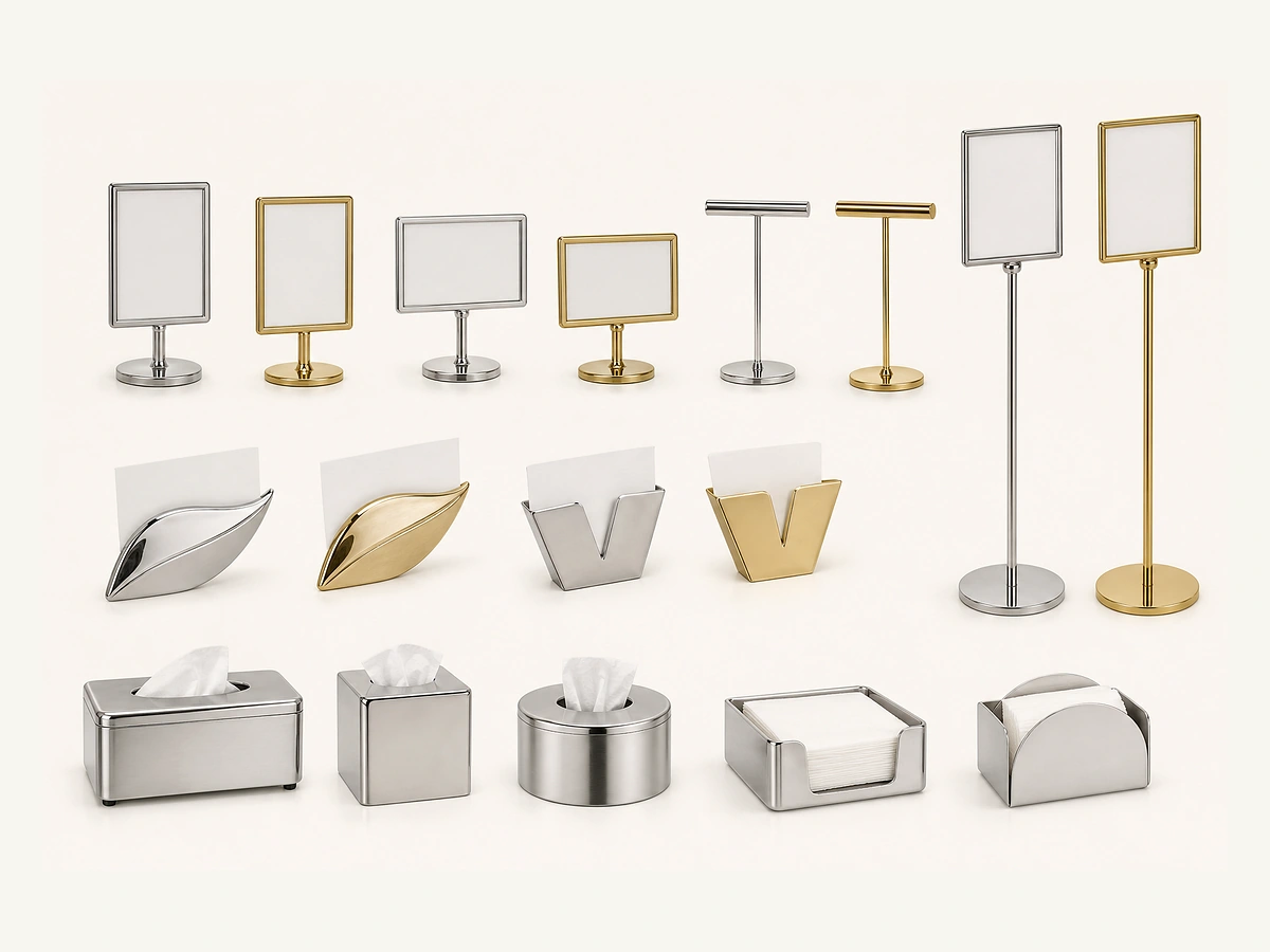 Menu & Tissue Holders