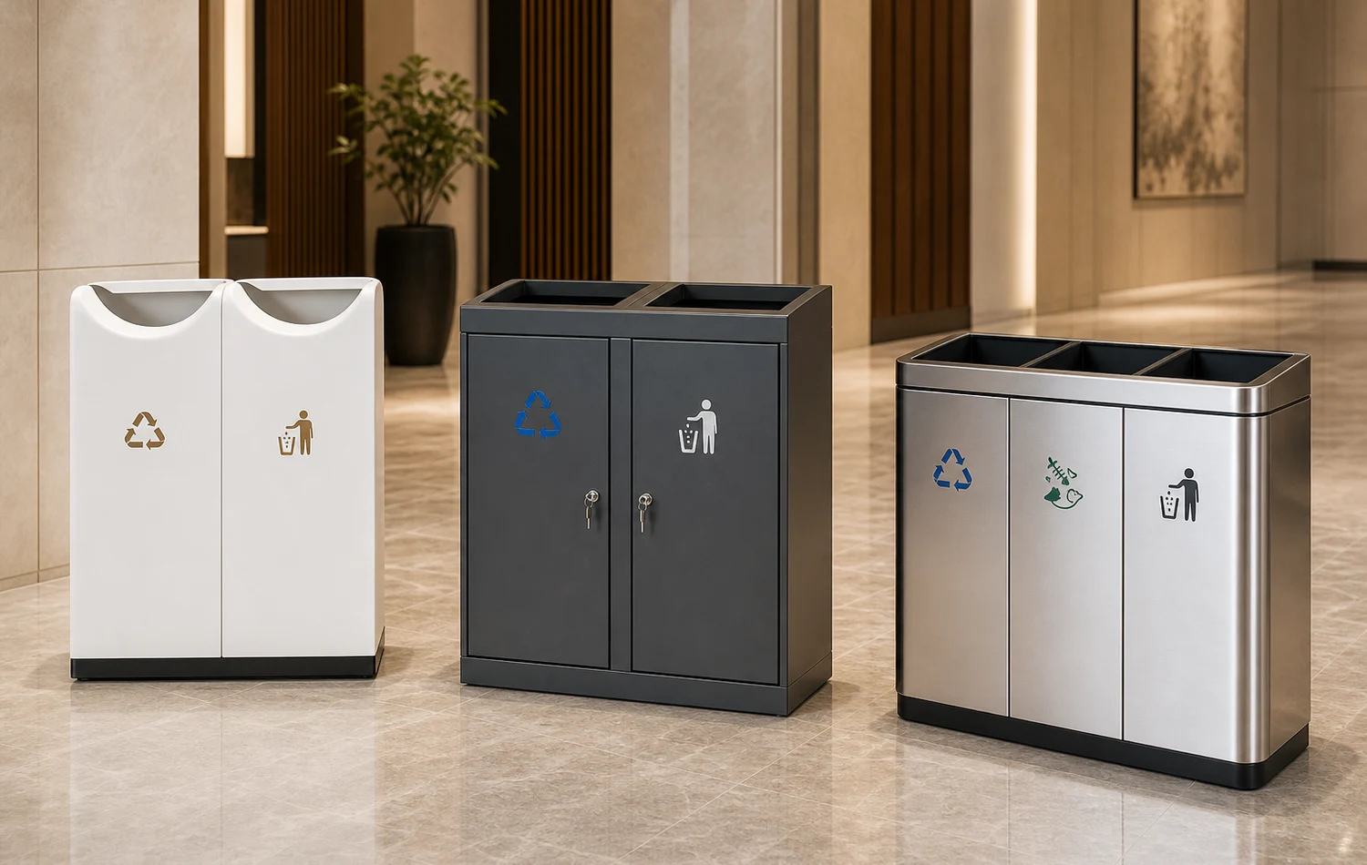 Recycling & Waste-Sorting Bins